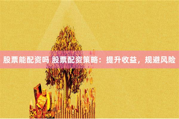 股票能配资吗 股票配资策略：提升收益，规避风险