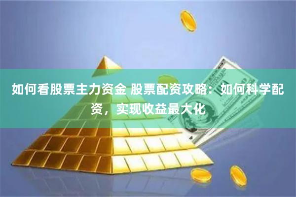 如何看股票主力资金 股票配资攻略：如何科学配资，实现收益最大